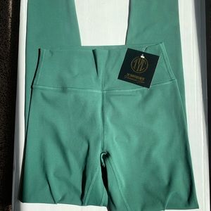 Til you collapse forest green leggings